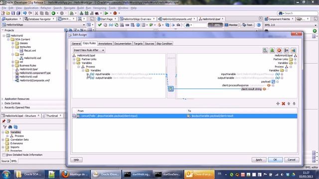 HelloWorld JDeveloper SOA Suite смотреть онлайн