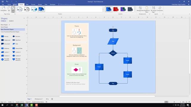 MS Visio Tutorial - Lesson 34 - Themes and Styles смотреть онлайн