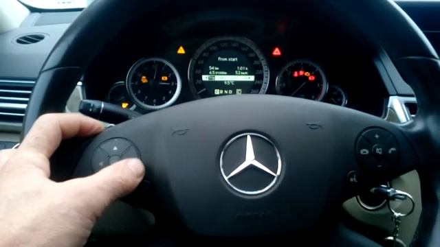 Давление в шинах, активация. Mercedes W212 смотреть онлайн
