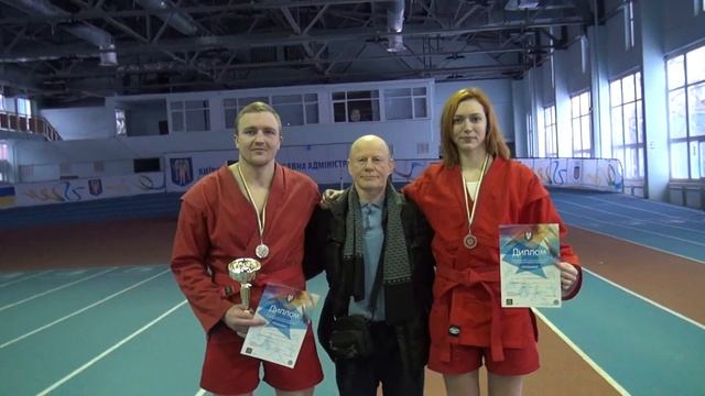 Медалисты.Чемпионат г . Киева по борьбе самбо. 17 января 2016. смотреть онлайн