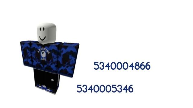 Blue outfits (roblox clothing codes) смотреть онлайн