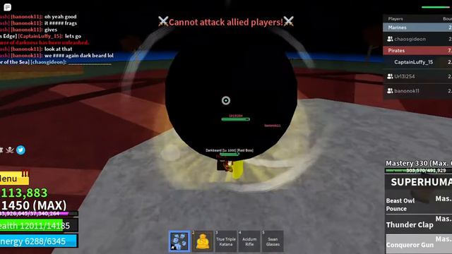 Darkbeard Raid Boss Fist Of Darkness | Blox Fruit