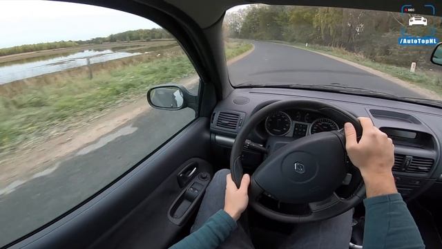 RENAULT CLIO V6 PHASE II POV Test Drive by AutoTopNL смотреть онлайн