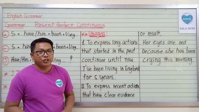 Grade 12, Grammar : Present perfect continuous смотреть онлайн