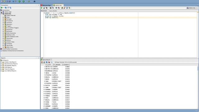 Autonomous Data Warehouse Cloud - Lab 2 Database Services and Sample Data Sets смотреть онлайн