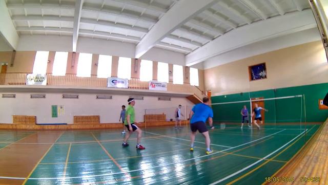 Любительский бадминтон в Костанае смотреть онлайн