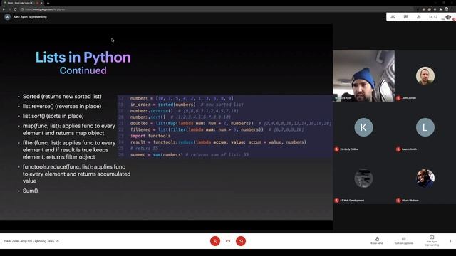 Basic Data Structures in Python and JavaScript - Alex Ayon: freeCodeCamp Oklahoma смотреть онлайн