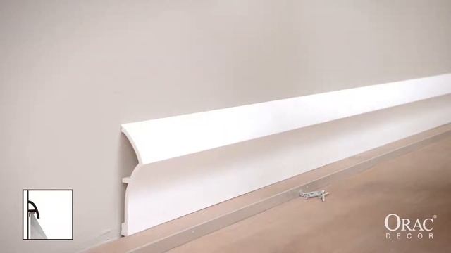 Orac Decor: как провести монтаж плинтуса с подсветкой? смотреть онлайн