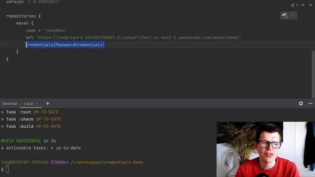 Never commit passwords (Gradle best practice tip #16) смотреть онлайн