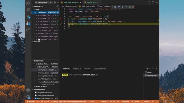 How to Debug Jest Tests in VS Code for React смотреть онлайн