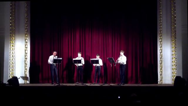 І. Штраус "Полька піццікато".Квартет кларнетистів, керівник Т. Щербина смотреть онлайн