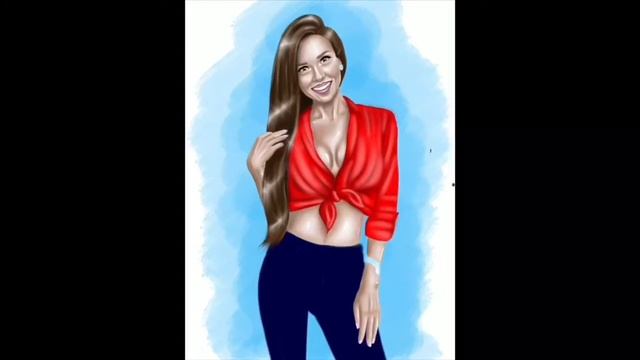 Рисую на IPad Pro! Портрет за 1 минуту! смотреть онлайн