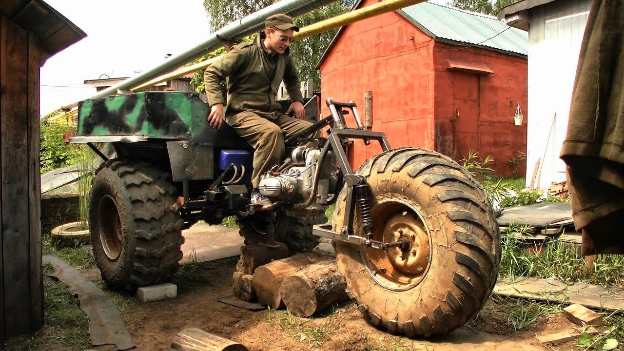 Трицикл на базе мотоцикла Урал / 14 серия / Делаю переднюю вилку смотреть онлайн