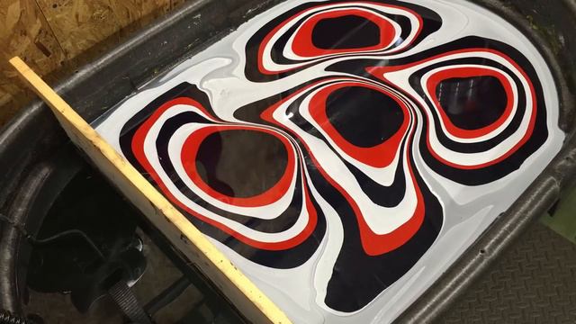 Swirling a Fender style guitar in Red, White and Blue смотреть онлайн