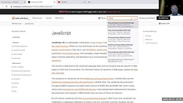 709. To Lower Case - Javascript - Time: O(n) Space: O(n) - Leetcode смотреть онлайн