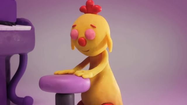 ClayPlay - Play Doh Stop Motion Animation - Piano Episode