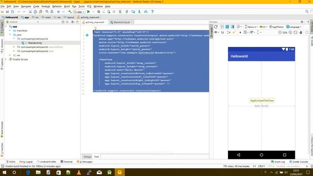 Hello world using Kotlin Android - Part 2 смотреть онлайн