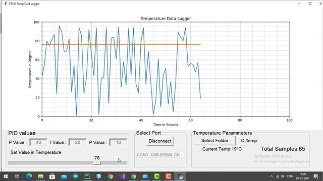 Pt 100 PID temperature data logger | Pt 100 | PID temperature | data logger | PID temperature data смотреть онлайн