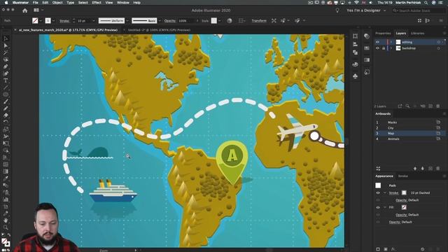 Illustrator March 2020 UPDATE - Real-time Drawing and Editing смотреть онлайн