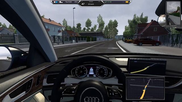 2015 Audi A6 C7 (190km/h) on autobahn смотреть онлайн