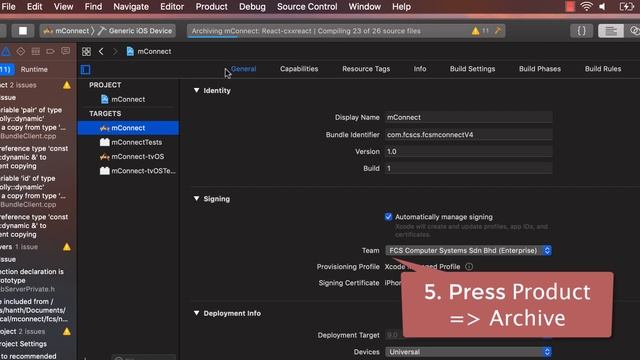 How to: Create an .ipa file From XCode 2019 смотреть онлайн