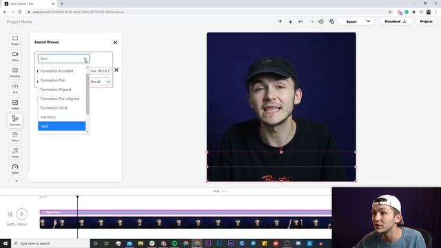 How to Make a Music Visualizer Online (EASY) смотреть онлайн