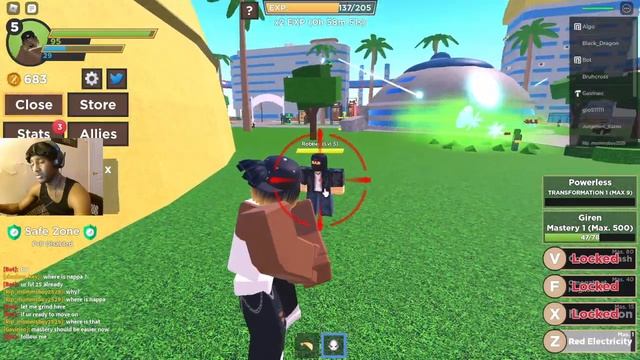 [ROBLOX] I BECAME JIREN In this new roblox anime game Dragon Orbz смотреть онлайн