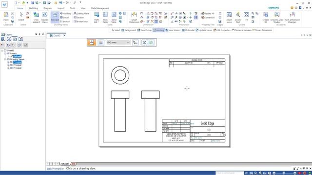 Solid Edge How To Change Scale Tutorial смотреть онлайн