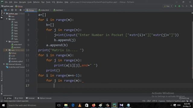 Python Diagonal Traverse Program II || Leetcode 498 || Matrix Diagonally || Interview Questions смотреть онлайн
