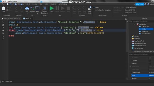 How to add multiple videos [Roblox Studio] смотреть онлайн