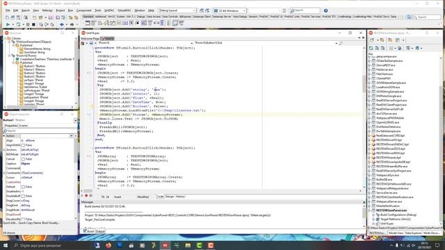 REST Dataware Completo - Aula 27 - Parser de JSON, Criação e Leitura смотреть онлайн