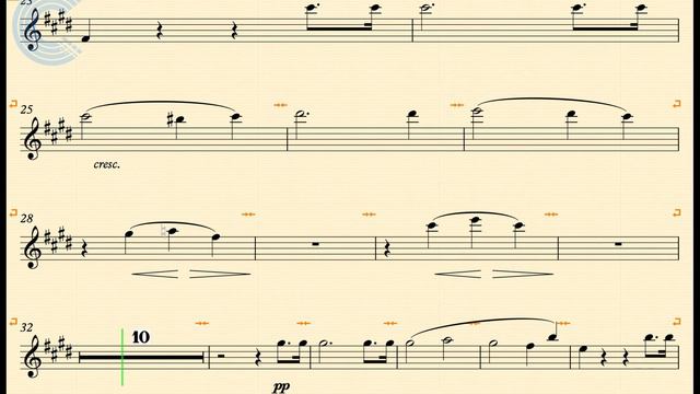 Oboe - Moonlight Sonata - Beethoven - Sheet Music & Chords смотреть онлайн