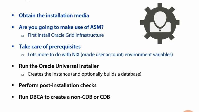 9 ORACLE DB12C INSTALLATION UPGRADE High level Overview of the Installation Process смотреть онлайн