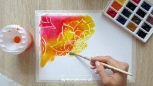 Рисование ВОСКОМ и АКВАРЕЛЬЮ | Мастер-класс