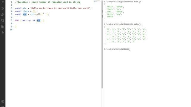 Count repeated word in the string using javascript смотреть онлайн