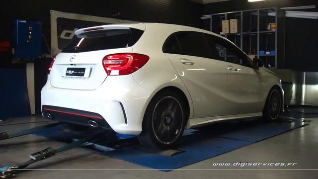 Reprogrammation Moteur Mercedes A 200 cdi 136cv @ 167cv Dyno Digiservices Paris смотреть онлайн