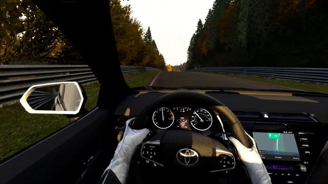 Toyota Camry V70 3,5 V6 Nurburgring Nordschleife VR onboard смотреть онлайн