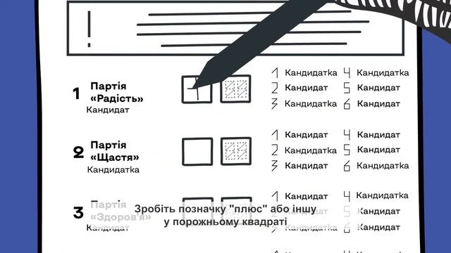 ЦИК: как заполнять бюллетень на выборах смотреть онлайн