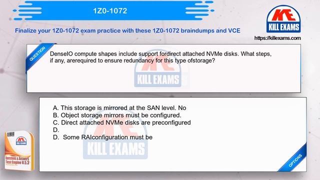 1Z0-1072 - Oracle Cloud Infrastructure (OCI) Architect Associate exam 2019 2020 Updated dumps смотреть онлайн