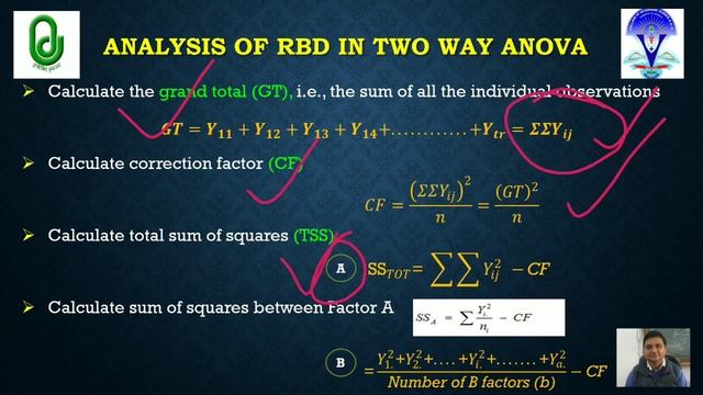 Randomized Block Design (RBD) Two-way ANOVA смотреть онлайн