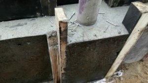 Фундамент для забора. Столбы и простенки из кирпича.