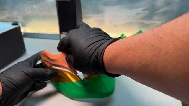 Oni Mask #7 Printed With Lotmaxx Water Washable Resin On Anycubic M5s