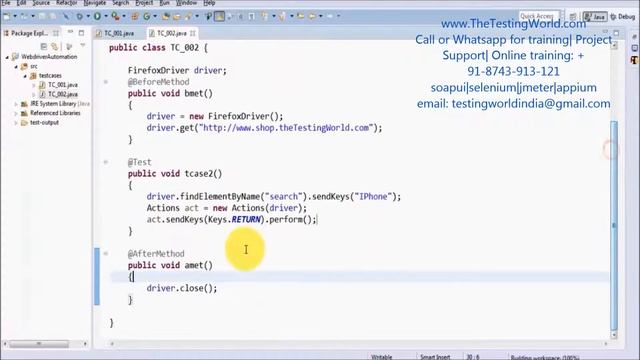 Selenium: Keyboard Operations смотреть онлайн