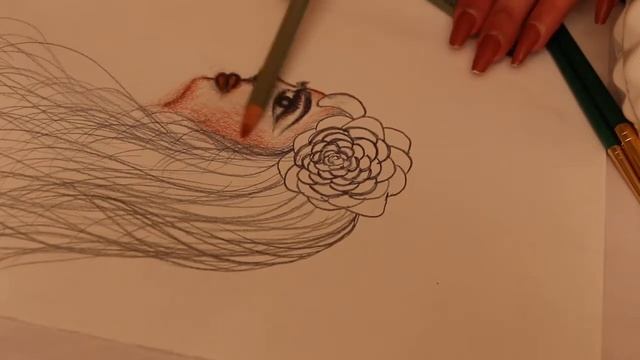 SKETCHING WITH MY FAVOURITE ARTISTS PENCILS | DALER ROWNEY | Art | drawing | Prettyworld смотреть онлайн