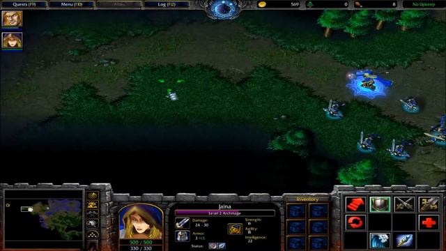 Warcraft 3 RoC: Humans Ch. 3 Ravages of the Plague [Hard] смотреть онлайн
