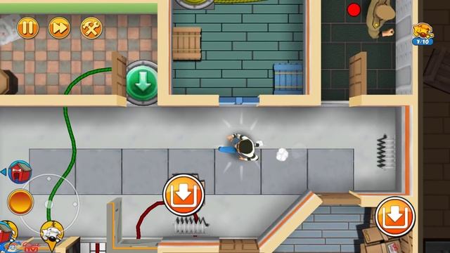 Robbery Bob 2 - Seagull (Levels 11-15) - Gameplay Walkthrough (Android, IOS Game) смотреть онлайн