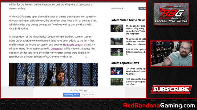 GDQ Games Done Quick BANS Hogwarts Legacy and ALL Harry Potter Games - Bad Move by GDQ! смотреть онлайн