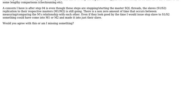 Databases: Getting slaves of a master-master setup stopped in sync смотреть онлайн
