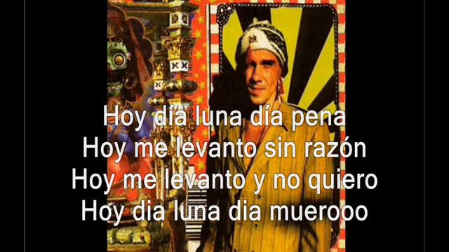 Dia Luna Dia Pena - Manu Chao - Lyrics смотреть онлайн