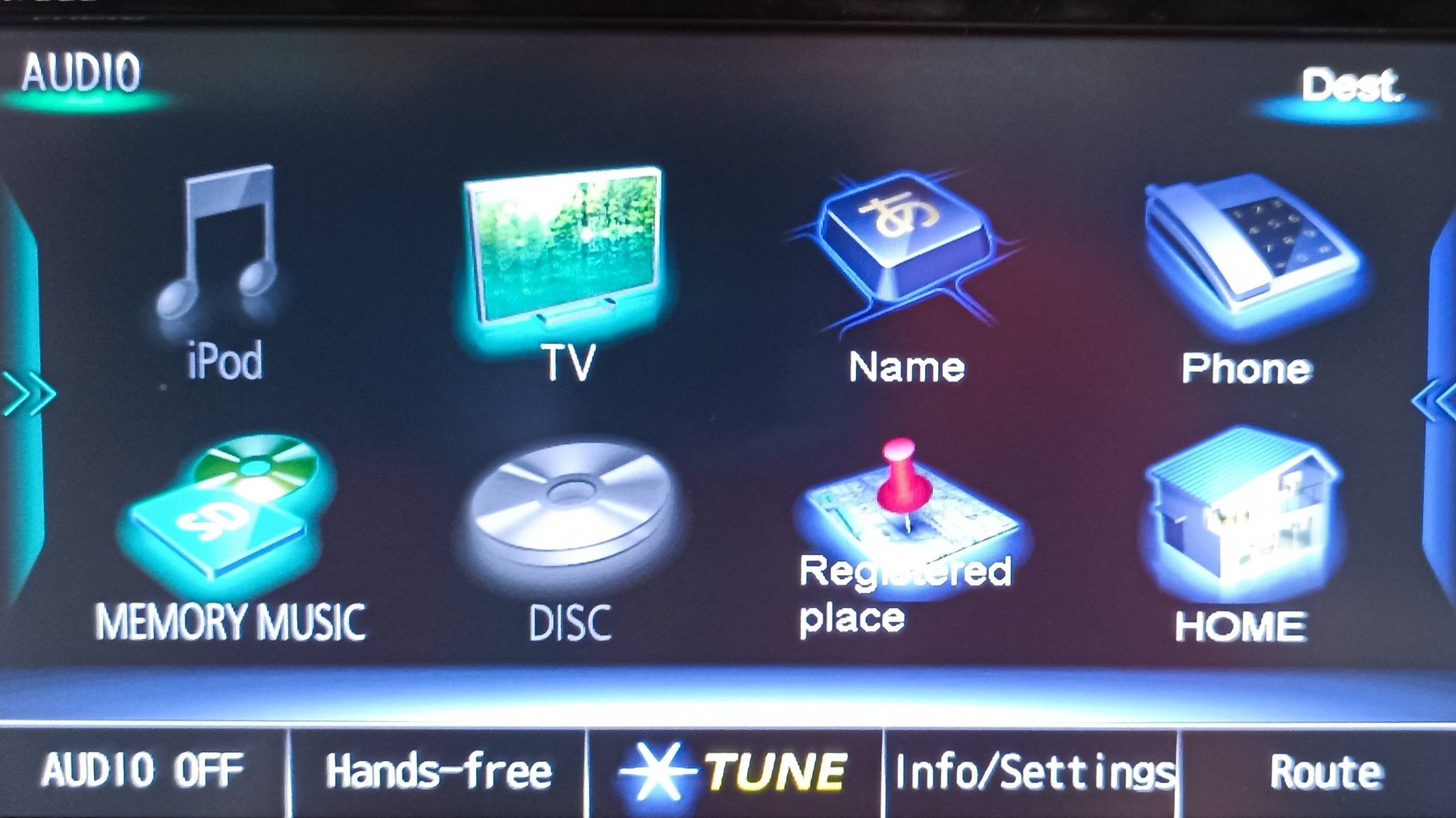 Panasonic Strada Firmware Menu In English CN-RA03D,CN-RE03D,CN-RA04D,CN-RE04D,CN-RX04D,CN-RA05D
